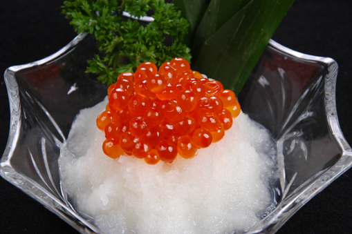 サーモン卵＆大根研削